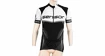 Pánsky cyklistický dres Sensor  Cyklo Team Up Black/White