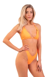 Plavky Nebbia Classic Triangle Bikini Top 451 Orange Neon