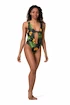 Plavky Nebbia  High-energy monokini 560 jungle green