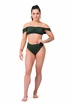 Plavky Nebbia  Miami retro bikini - top 553 dark green