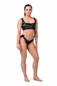 Plavky Nebbia  Miami sporty bikini - top 554 volcanic black