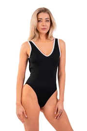 Plavky Nebbia One-piece Swimsuit Black French Style 460 Black