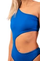 Plavky Nebbia  One Shoulder Asymmetrical Monokini 459 Blue