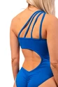 Plavky Nebbia  One Shoulder Asymmetrical Monokini 459 Blue