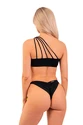 Plavky Nebbia  One Shoulder Bandeau Bikini Top 448 Black