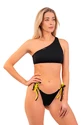 Plavky Nebbia  One Shoulder Bandeau Bikini Top 448 Black