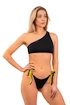 Plavky Nebbia  One Shoulder Bandeau Bikini Top 448 Black M