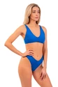 Plavky Nebbia  Triangle Bralette Bikini Top with padding 457 Blue