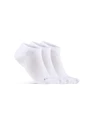 Ponožky Craft Core Dry Footies 3-Pack White  46-48