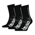 Ponožky Head  Tennis Performance Black (3 Pack)  EUR 35-38