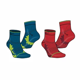 Ponožky Inov-8 Trailfly Trailfly Sock Mid Blue/Red