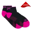 Ponožky Karakal  Socks X2+ Female Trainer Black/Pink-36-41