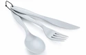 Príbor GSI  Ring cutlery set 3 pc. silver