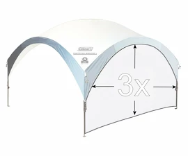 Prístrešok Coleman FastPitch™ XL + 3x bočná stena