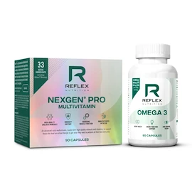 Reflex Nutrition Nexgen Pro 90 kapslí + Omega 3 90 kapslí