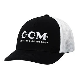 Šiltovka CCM 125 Anniversary Mesh Trucker Black Senior