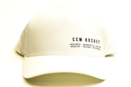 Šiltovka CCM Nostalgia Low Profile Adjustable Cap White Senior