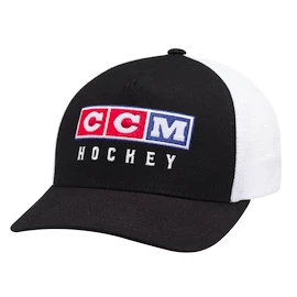 Šiltovka CCM Vintage Fall Meshback Trucker Black Senior