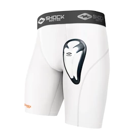 Šortky so suspenzorom Shock Doctor BioFlex Cup White Senior