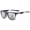 Športové okuliare Uvex  LGL 42 Black Transparent/Mirror Silver (2916)