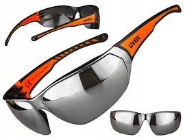 Športové okuliare Uvex Sportstyle 204 Black/Orange UV