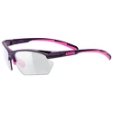 Športové okuliare Uvex Sportstyle 802 Small Vario Purple/Pink