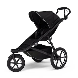 Športový kočík Thule Urban Glide 3 Black + Korbička Bassinet Mid blue SET 7v1