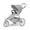 Športový kočík Thule Urban Glide 3 Black + Korbička Bassinet Soft beige SET 7v1