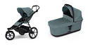 Športový kočík Thule Urban Glide 3 Mid blue + Korbička Bassinet Mid blue