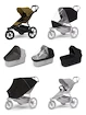 Športový kočík Thule Urban Glide 3 Nutria green + Korbička Bassinet Black SET 7v1