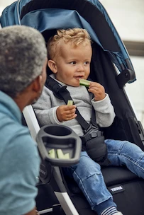 Stolček a držiak na pitie Thule Spring Snack tray black