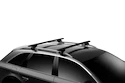 Strešný nosič Thule s hliníkovou EVO tyčou čierny Ford Tourneo Courier 5-dr MPV so strešnými lyžinami (hagusy) 2024