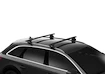 Strešný nosič Thule s hliníkovou EVO tyčou čierny Hyundai Palisade 5-dr SUV s integrovanými strešnými lyžinami 19+