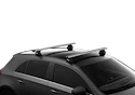 Strešný nosič Thule s hliníkovou EVO tyčou Volkswagen Touareg (Mk.III Facelift) 5-dr SUV s integrovanými strešnými lyžinami 2024