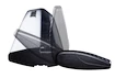 Strešný nosič Thule s hliníkovou tyčou čierny Mazda 5 5-dr MPV so strešnými lyžinami (hagusy) 04-23