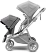 Súrodenecké sedadlo Thule Sleek Sibling seat Aluminum/Gray Melange