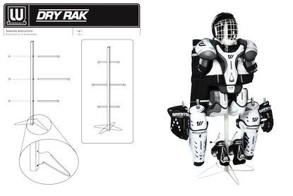 Sušiak na výstroj WinnWell  Dry Rak