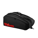 Taška na rakety Wilson  Clash V3 15PK Racquet Bag Black/Infrared