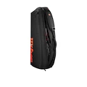 Taška na rakety Wilson  Clash V3 3PK Racquet Bag Black/Infrared