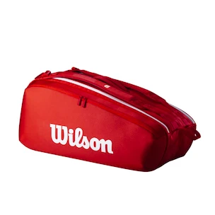 Taška na rakety Wilson  Super Tour Red 9PK 2025