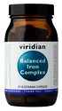 Viridian  Balanced Iron Complex (Komplex železa s vitamíny) 90 kapslí