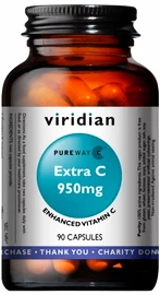 Viridian Extra C (Vitamín C) 950 mg 90 kapslí