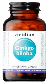 Viridian Ginkgo Biloba 60 kapslí