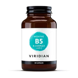 Viridian High Five B5 B Complex + Vit C 30 kapslí