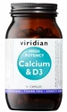 Viridian  High Potency Calcium & D3 (Vápník s vitamínem D3) 90 kapslí