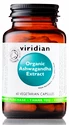 Viridian  Organic Ashwagandha extract (Indický ženšen) 60 kapslí