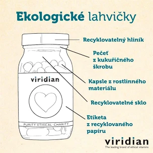 Viridian  Rhodiola Rosea (Rozchodnice růžová) 90 kapslí