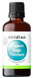 Viridian Sage Tincture Organic (Šalvěj lékařská BIO tinktura) 50 ml