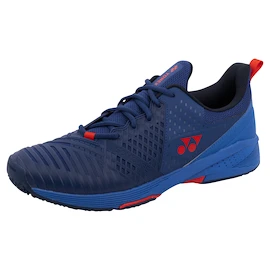 Vyskúšané - Pánska tenisová obuv Yonex Sonicage 3 Clay Navy/Red EUR 44