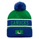 Zimná čiapka Fanatics  Authentic Pro Game & Train Cuffed Pom Knit Vancouver Canucks